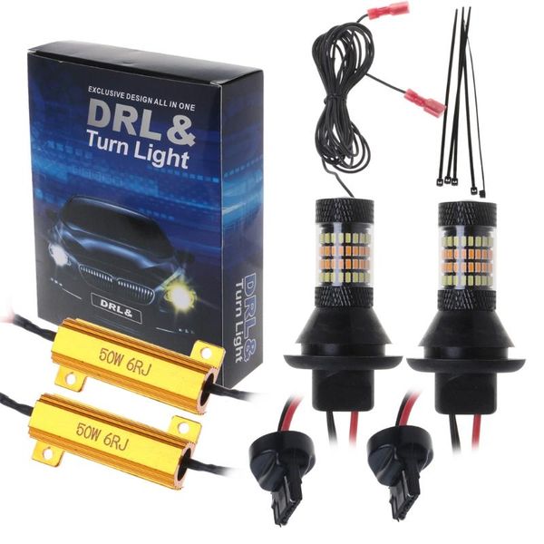 yam 2pcs ba15s 1156 or bau15s or t20 7440 96-led 3014 50w dual color color amber/white switchback led drl turn signal light kit
yam 2pcs ba15s 1156 or bau15s or t20 7440 96-led 3014 50w dual color color amber/white switchback led drl turn signal light kit