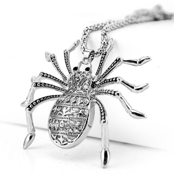 pendant necklaces cool exquisite hollow out spider necklace long bohemian crystal for women gift chic pendants accessories dx611, Silver
pendant necklaces cool exquisite hollow out spider necklace long bohemian crystal for women gift chic pendants accessories dx611, Silver