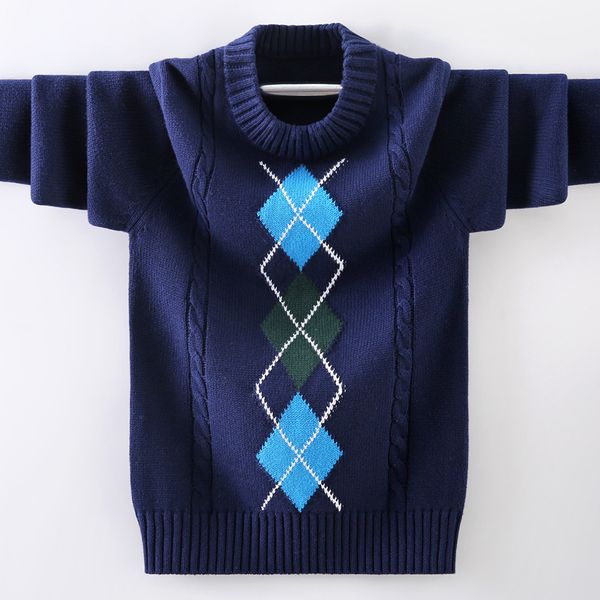 boys pullover knitting sweater children's sweater winter children's clothing new cotton clothing keep warm o-neck sweater 210308, Blue
boys pullover knitting sweater children's sweater winter children's clothing new cotton clothing keep warm o-neck sweater 210308, Blue