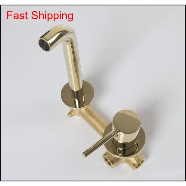 gold color simple wall mounted bathroom faucet solid brass single handle basin water mixer qylnta dh_seller2010 
gold color simple wall mounted bathroom faucet solid brass single handle basin water mixer qylnta dh_seller2010