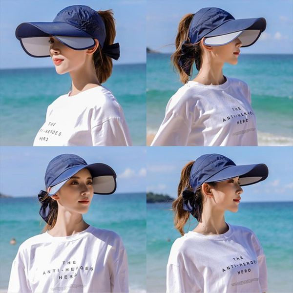 snapback summer visor sunhat for men women girls cap adjustable outdoor sun shade protective hat, Blue;gray
snapback summer visor sunhat for men women girls cap adjustable outdoor sun shade protective hat, Blue;gray