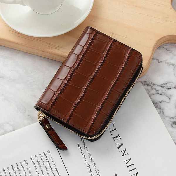 card holders small handbags for women crocodile pattern female mini coin purses multi driver license bags bank holder, Brown;gray
card holders small handbags for women crocodile pattern female mini coin purses multi driver license bags bank holder, Brown;gray