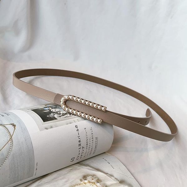 belts pearls buckle women leather belt spring summer 2021 quality brand fashion brief waistband cinturon mujer, Black;brown
belts pearls buckle women leather belt spring summer 2021 quality brand fashion brief waistband cinturon mujer, Black;brown