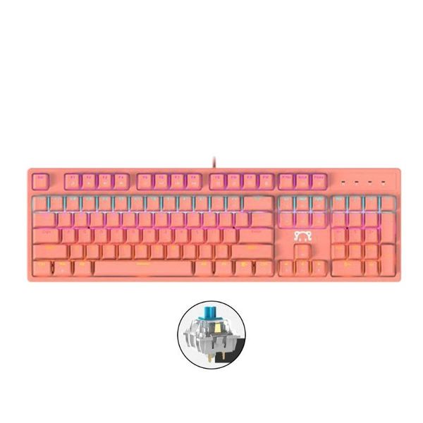 keyboards 67ja 104 key usb wired standard mechanical feeling keyboard quiet ergonomic rainbow led backlit for desklaptop
keyboards 67ja 104 key usb wired standard mechanical feeling keyboard quiet ergonomic rainbow led backlit for desklaptop