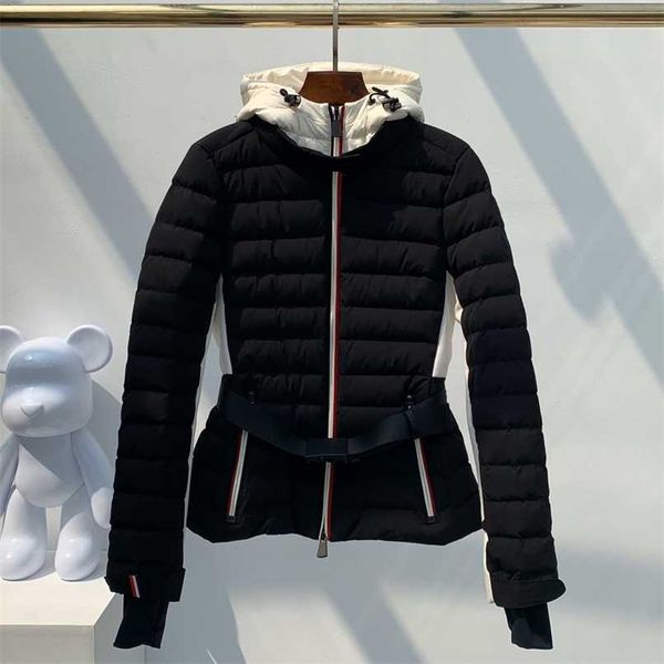 autumn and winter women's down jacket thickened warm 90% white duck down women's ski suit color matching coat slim fashion 211007, Black
autumn and winter women's down jacket thickened warm 90% white duck down women's ski suit color matching coat slim fashion 211007, Black