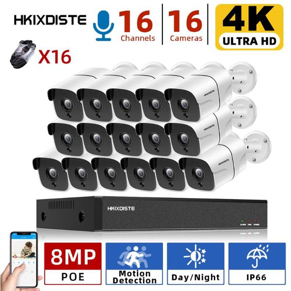 wireless camera kits h.265 16ch 8mp poe nvr kit outdoor 4k cctv security system detection ip video surveillance set
wireless camera kits h.265 16ch 8mp poe nvr kit outdoor 4k cctv security system detection ip video surveillance set