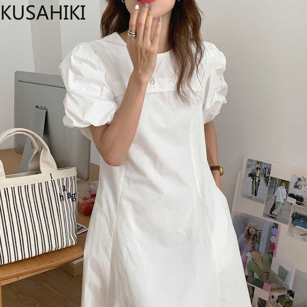 kusahiki causal double pockets woman dress korean puff sleeve o-neck dresses elegant slim waist a-line vestido feminimos 6h512 210602, Black;gray
kusahiki causal double pockets woman dress korean puff sleeve o-neck dresses elegant slim waist a-line vestido feminimos 6h512 210602, Black;gray