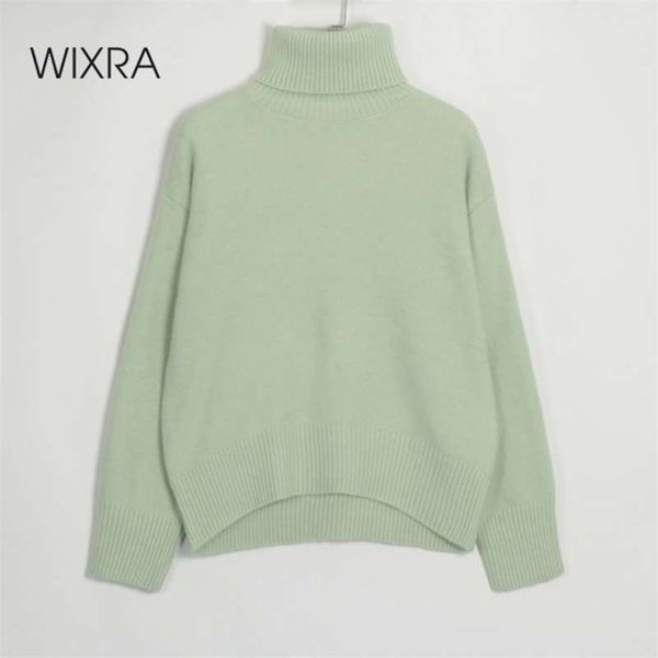 wixra loose turtleneck sweaters women pullover jumper casual korean fashion ladies knitwear autumn winter 210929, White;black
wixra loose turtleneck sweaters women pullover jumper casual korean fashion ladies knitwear autumn winter 210929, White;black