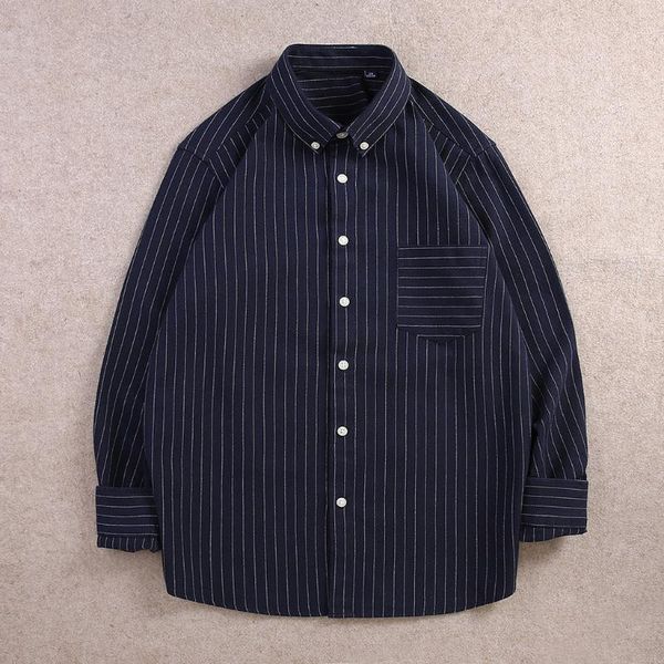 b& spring and autumn fashion classic striped shirt men's long-sleeved korean stylish social black casual business loose shirt, White;black
b& spring and autumn fashion classic striped shirt men's long-sleeved korean stylish social black casual business loose shirt, White;black