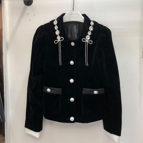 2021 Autumn New Female Fashion Around the Neck Long Diamount Sleeve Single Decoration Button Breasted Jacket Thic 8v1x, Black;brown
2021 Autumn New Female Fashion Around the Neck Long Diamount Sleeve Single Decoration Button Breasted Jacket Thic 8v1x, Black;brown
