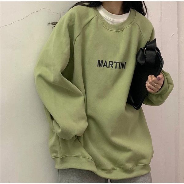 hoodies women chic letter high street all-match simple couples oversized sweatshirt thicker soft fall basic lady clothing, Black;green
hoodies women chic letter high street all-match simple couples oversized sweatshirt thicker soft fall basic lady clothing, Black;green