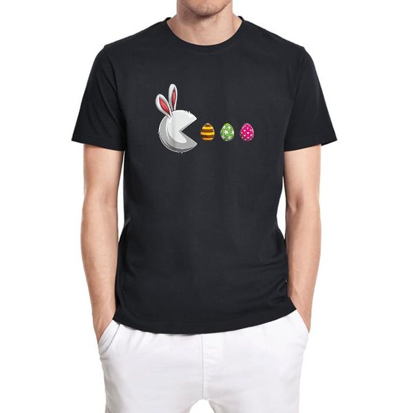 men's t-shirts happy easter day eat egg and women short sleeve vintage t-shirt funny tee casual cotton, White;black
men's t-shirts happy easter day eat egg and women short sleeve vintage t-shirt funny tee casual cotton, White;black