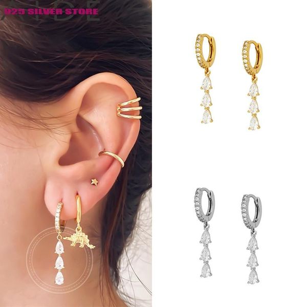 hoop & huggie aide 925 sterling silver huggies earring zircon hanging earrings for women gold/silver color boucle oreille femme fine jewelry, Golden;silver
hoop & huggie aide 925 sterling silver huggies earring zircon hanging earrings for women gold/silver color boucle oreille femme fine jewelry, Golden;silver