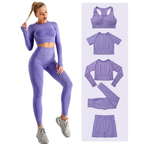 yoga outfit 2/3/4pcs seamless set fitness women tracksuit gym workout sportswear high waist leggings long sleeve crop sports suits
yoga outfit 2/3/4pcs seamless set fitness women tracksuit gym workout sportswear high waist leggings long sleeve crop sports suits