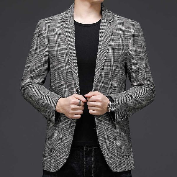 classic plaid men blazers casual slim suit jackets wedding business blazer masculino street wear social dress coat costume homme 210527, White;black
classic plaid men blazers casual slim suit jackets wedding business blazer masculino street wear social dress coat costume homme 210527, White;black