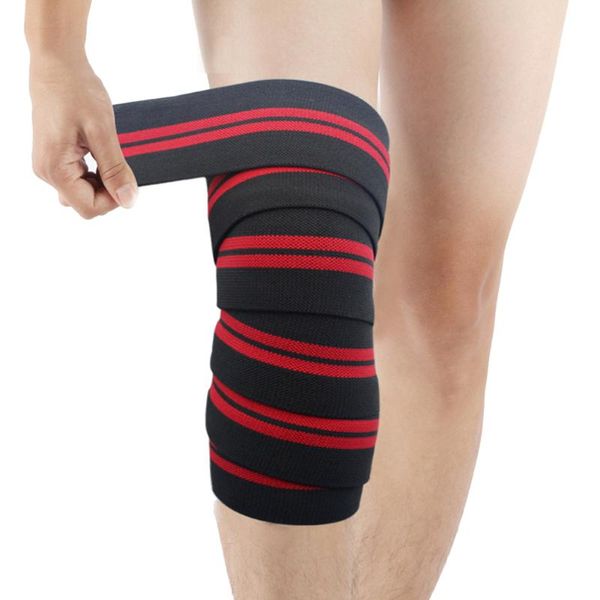 1 pair elastic bandage body building weight lifting guard wraps striped breathable fitness knee pads adjustable gym training, Black;gray
1 pair elastic bandage body building weight lifting guard wraps striped breathable fitness knee pads adjustable gym training, Black;gray