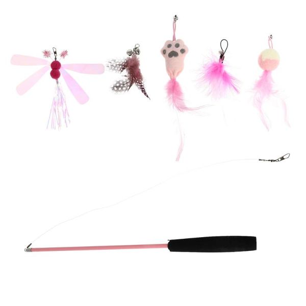 cat toys 1 set of teaser pet plaything teasing rods with replacement pendants
cat toys 1 set of teaser pet plaything teasing rods with replacement pendants