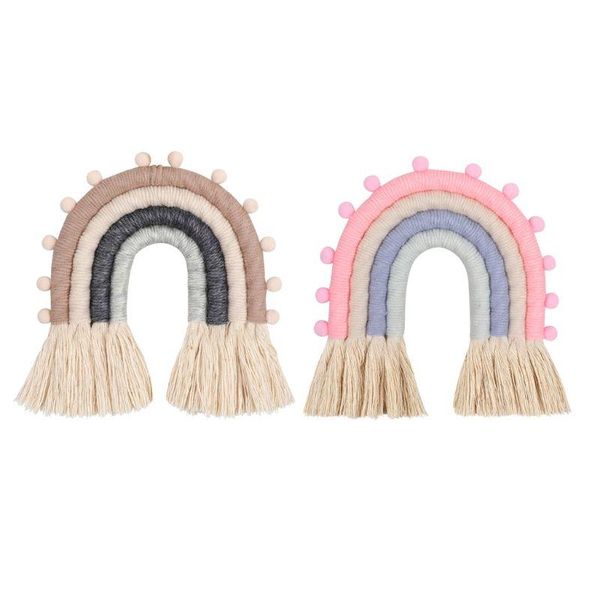 decorative objects & figurines rainbow handmade weaving ornament nordic kid room wall hanging home decoration p9yb
decorative objects & figurines rainbow handmade weaving ornament nordic kid room wall hanging home decoration p9yb
