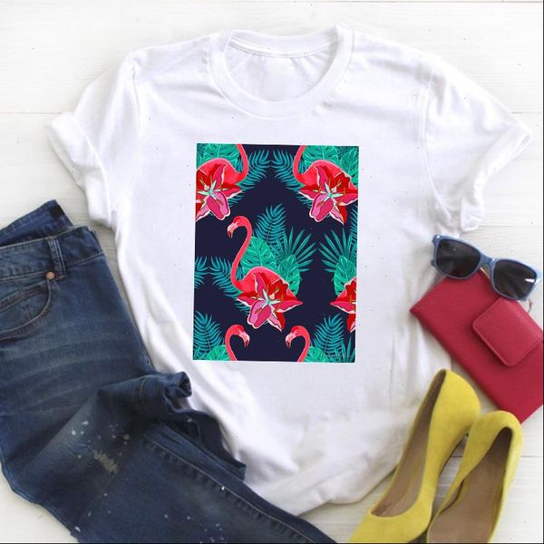 women flamingo floral elegant kawaii fashion cartoon ladies summer t tee tshirt womens female shirt clothes graphic t shirt, White
women flamingo floral elegant kawaii fashion cartoon ladies summer t tee tshirt womens female shirt clothes graphic t shirt, White