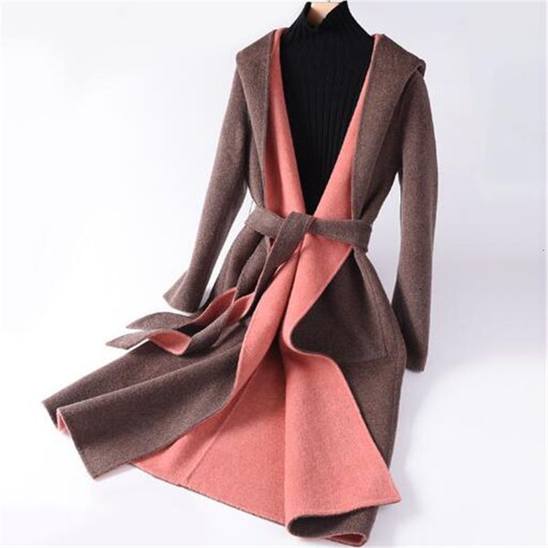 new lady 80%wool winter women wool long cashmere coat cardigan jacket elegant slim wq7o, Black
new lady 80%wool winter women wool long cashmere coat cardigan jacket elegant slim wq7o, Black