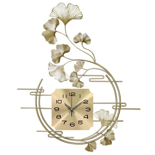 nordic luxury wrought iron gold watch wall murals home livingroom wall hanging decoration l mute clock sticker crafts
nordic luxury wrought iron gold watch wall murals home livingroom wall hanging decoration l mute clock sticker crafts