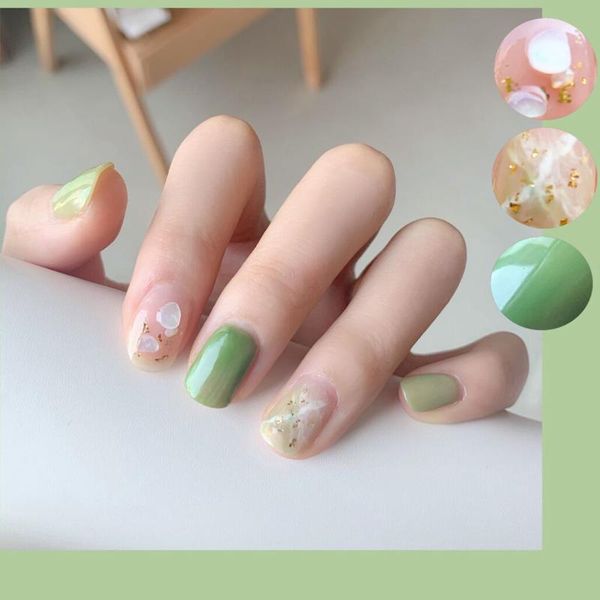 false nails 24pcs marble shell gold leaf fake full cover glue diy manicure nail art tools, Red;gold
false nails 24pcs marble shell gold leaf fake full cover glue diy manicure nail art tools, Red;gold
