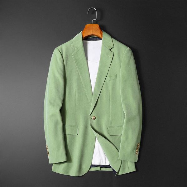 men's suits & blazers chic menswear green notch lapel one button business slim fit groom tuxedos for wedding formal prom suit party eve, White;black
men's suits & blazers chic menswear green notch lapel one button business slim fit groom tuxedos for wedding formal prom suit party eve, White;black
