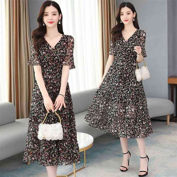 spring summer fashion black print chiffon maxi dress plus size vintage runway dresses elegant women bodycon party vestidos 210528, Black;gray
spring summer fashion black print chiffon maxi dress plus size vintage runway dresses elegant women bodycon party vestidos 210528, Black;gray