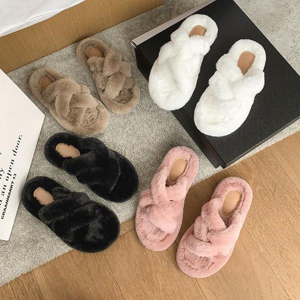 slippers fluffy female 2021autumn and winter furry home flat for outdoors, Black
slippers fluffy female 2021autumn and winter furry home flat for outdoors, Black