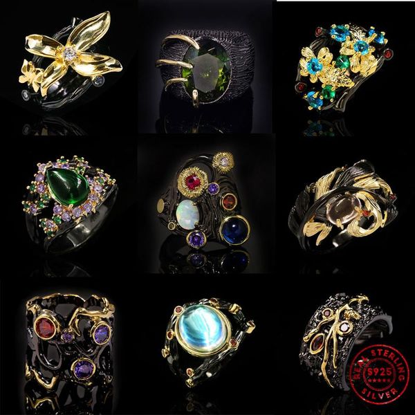 cluster rings 2021 925 sterling silver butterfly cz black gold plated ring for women flower fit engagement jewelry anniversary, Golden;silver
cluster rings 2021 925 sterling silver butterfly cz black gold plated ring for women flower fit engagement jewelry anniversary, Golden;silver