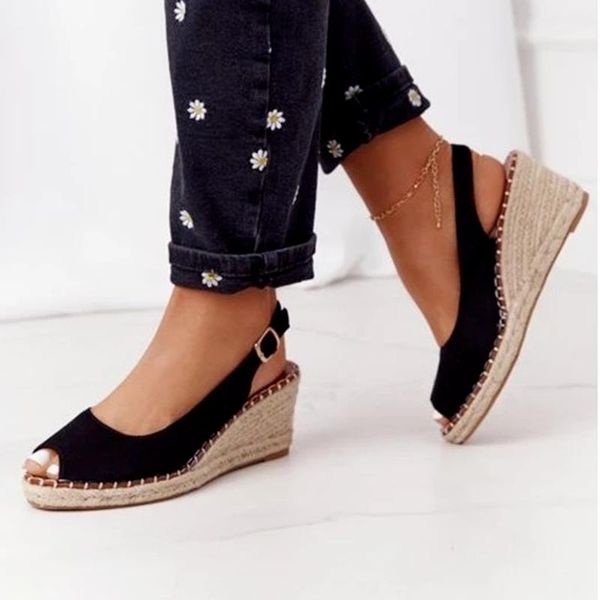 sandals 2021 summer platform fashion back buckle peep toe women's comfortble lightweight high heel elegant, Black
sandals 2021 summer platform fashion back buckle peep toe women's comfortble lightweight high heel elegant, Black