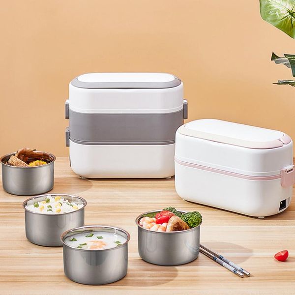 dinnerware sets electric heating lunch box storage container portable lunch-box insulation bento for dormitory office
dinnerware sets electric heating lunch box storage container portable lunch-box insulation bento for dormitory office