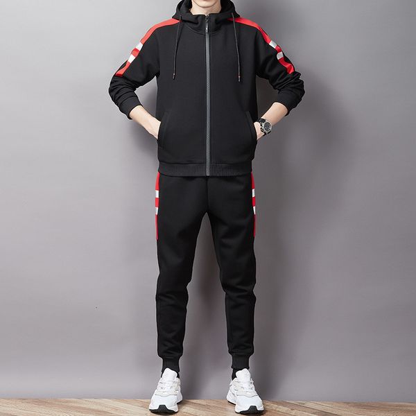 2021 8xl - casual autumn and winter new suit plus fleece hooded sweater men's sports set 9g1h, Gray
2021 8xl - casual autumn and winter new suit plus fleece hooded sweater men's sports set 9g1h, Gray