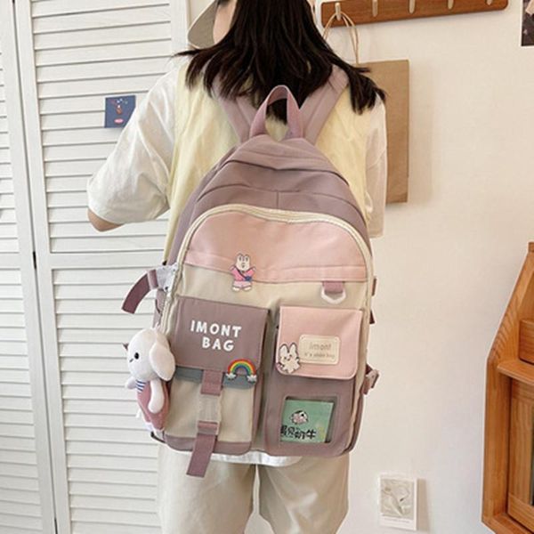 backpack harajuku nylon lady school bag girl travel lapstorage student casual solid color women men college rucksack bagpack
backpack harajuku nylon lady school bag girl travel lapstorage student casual solid color women men college rucksack bagpack