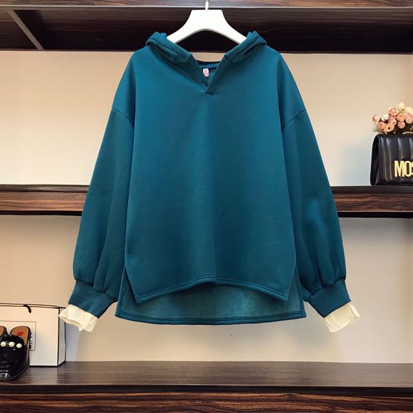 plus size hoodies female 2021 elegant warm winter filled with long sleeves thicken pullover oversize solid blue shirts clothes q4g9, Black
plus size hoodies female 2021 elegant warm winter filled with long sleeves thicken pullover oversize solid blue shirts clothes q4g9, Black