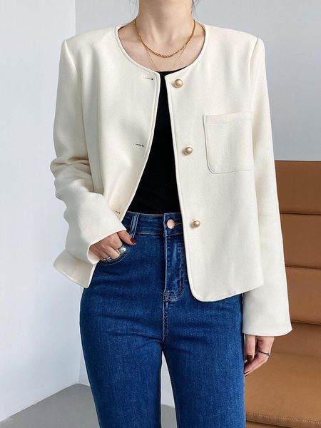 women's jackets french style casual vintage women basic streetwear pockets patchwork o neck coats female harajuku white black, Black;brown
women's jackets french style casual vintage women basic streetwear pockets patchwork o neck coats female harajuku white black, Black;brown