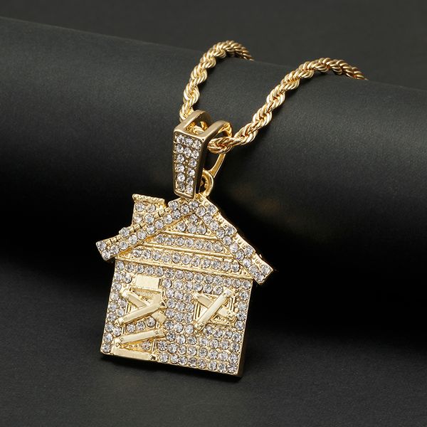 2pcscute house shape pendant rhinestone choke cuban link necklace fashion hip hop necklace jewelry men women clothing accesories, Silver
2pcscute house shape pendant rhinestone choke cuban link necklace fashion hip hop necklace jewelry men women clothing accesories, Silver