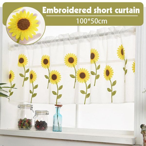 curtain & drapes country style short for kitchen door half daisy floral embroidery gauze panels pastoral home decor
curtain & drapes country style short for kitchen door half daisy floral embroidery gauze panels pastoral home decor