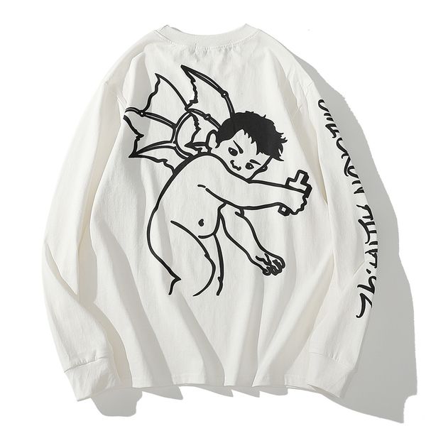 hip 2021 new hop loose angel demon printed long sleeve t autumn harajuku oversized tshirt casual tee shirts qkpi, White;black
hip 2021 new hop loose angel demon printed long sleeve t autumn harajuku oversized tshirt casual tee shirts qkpi, White;black