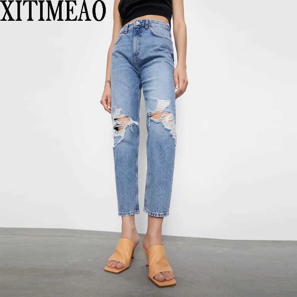 za women faded high-waist jeans featuring five-pocket design ripped detailing on the front zip fly and metal button fastenin 210602, Blue
za women faded high-waist jeans featuring five-pocket design ripped detailing on the front zip fly and metal button fastenin 210602, Blue