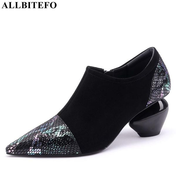 dress shoes allbitefo natural genuine sheepskin leather high heels spring autumn women office ladies heel, Black
dress shoes allbitefo natural genuine sheepskin leather high heels spring autumn women office ladies heel, Black