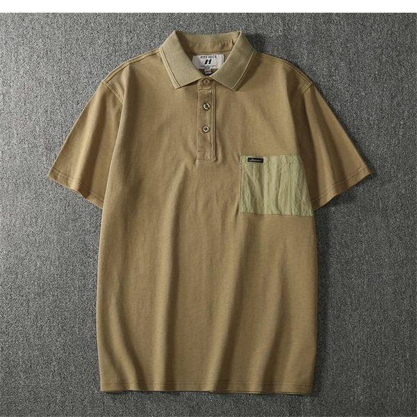 men's polos 9056 shirts men japan style vintage trendy sport jogger cotton pocket color match handsome youth lapel short sleeve tees, White;black
men's polos 9056 shirts men japan style vintage trendy sport jogger cotton pocket color match handsome youth lapel short sleeve tees, White;black