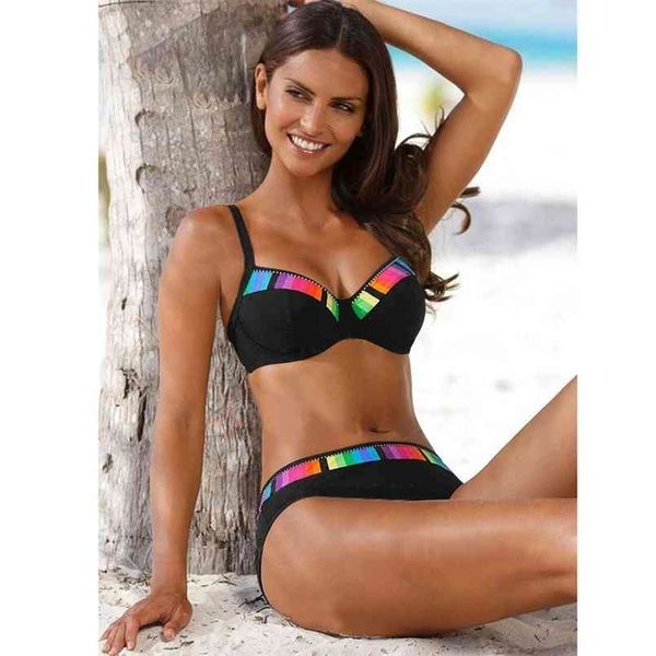 tyakkve bikini set swimwear women print swimsuit push up polka dots plus size bathing suit beachwear biquini 3xl 210630, White;black
tyakkve bikini set swimwear women print swimsuit push up polka dots plus size bathing suit beachwear biquini 3xl 210630, White;black