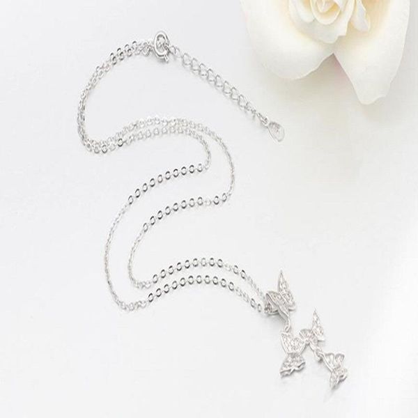 pendant necklaces ins multiple styles temperament butterfly necklace with set women gift fashion choker clavicle chain, Silver
pendant necklaces ins multiple styles temperament butterfly necklace with set women gift fashion choker clavicle chain, Silver