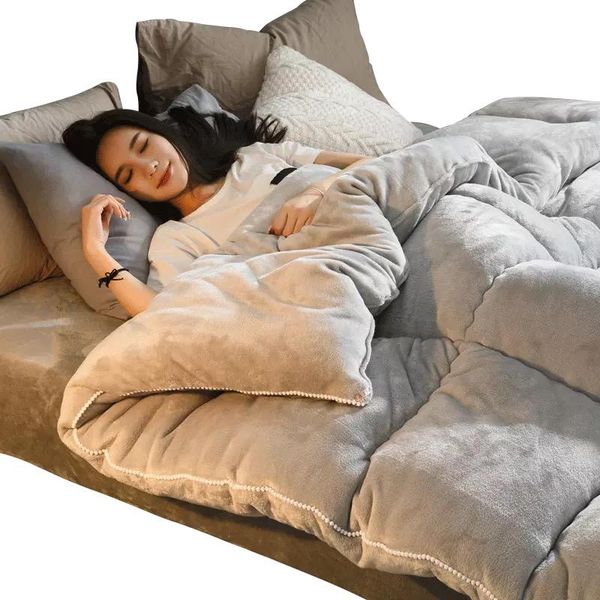 comforters & sets super warm flannel quilt winter spring thick cotton comforter luxury feather velvet twin queen king full size blanket
comforters & sets super warm flannel quilt winter spring thick cotton comforter luxury feather velvet twin queen king full size blanket