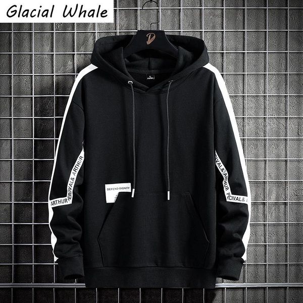 men's hoodies & sweatshirts glacialwhale mens men 2021 side striped patchwork casual sweatshirt oversized japanese streetwear hip hop, Black
men's hoodies & sweatshirts glacialwhale mens men 2021 side striped patchwork casual sweatshirt oversized japanese streetwear hip hop, Black