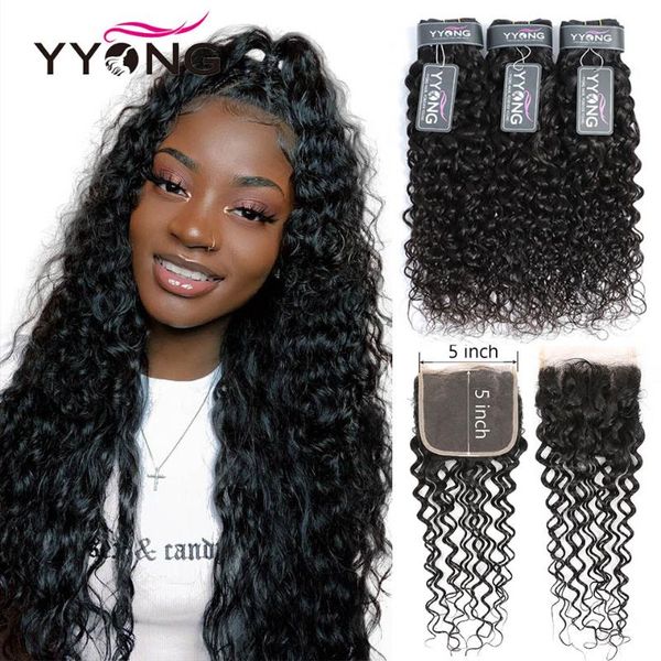 human hair bulks yyong 5x5 closure with bundles water wave 28 30 inch brazilian remy pre plucked natural hairline, Black
human hair bulks yyong 5x5 closure with bundles water wave 28 30 inch brazilian remy pre plucked natural hairline, Black