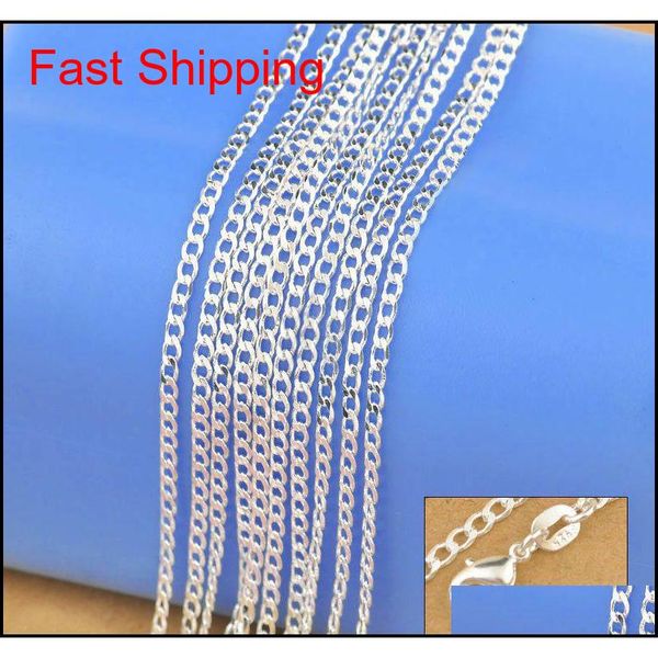 2017 new factory sale 10pcs 16"-30" genuine solid 925 sterling silver fashion curb necklace chain jewel qylxdz dh_seller2010
2017 new factory sale 10pcs 16"-30" genuine solid 925 sterling silver fashion curb necklace chain jewel qylxdz dh_seller2010