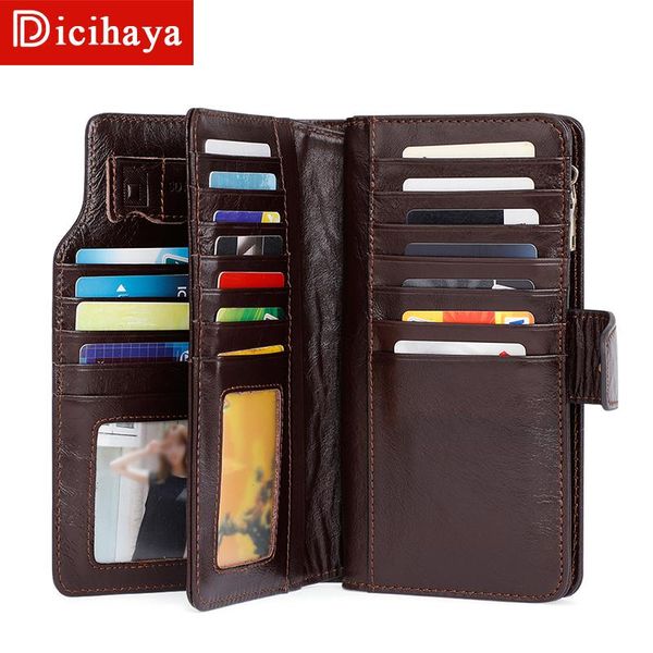wallets dicihaya brand men's men long purse wallet male black coffee zippers hasp business card coin, Red;black
wallets dicihaya brand men's men long purse wallet male black coffee zippers hasp business card coin, Red;black