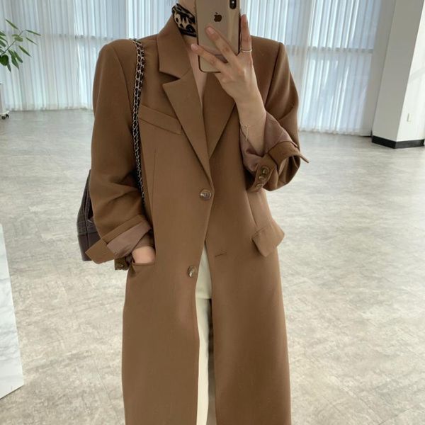 women's suits & blazers spring autumn fashion office lady women slim long suit jacket casual female chic coat, White;black
women's suits & blazers spring autumn fashion office lady women slim long suit jacket casual female chic coat, White;black